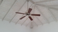 Real Estate - 00 00 Fort George Heights, Saint Michael, Barbados - Decorative roof with ceiling fan.